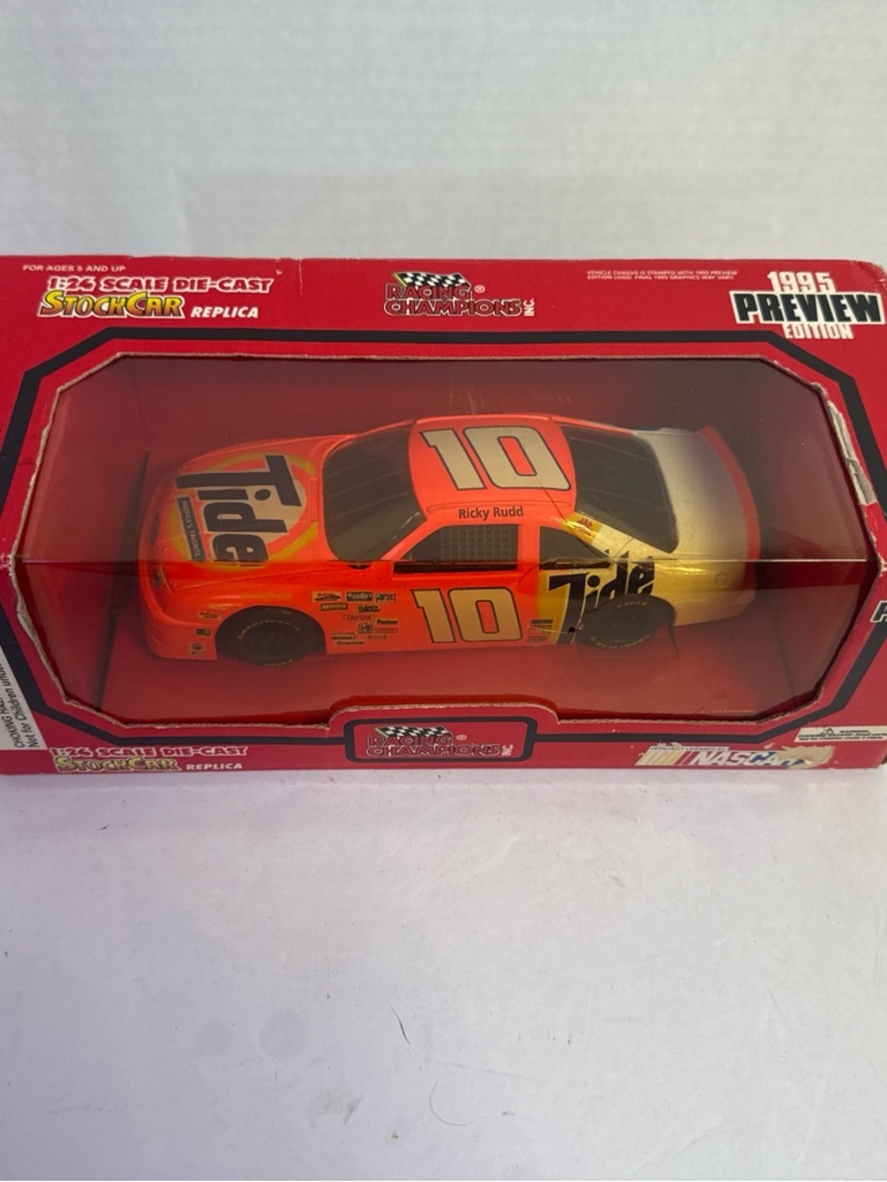VTG NASCAR #10 Tide Die Cast Champions 1:24 1995 Cracked At The Top